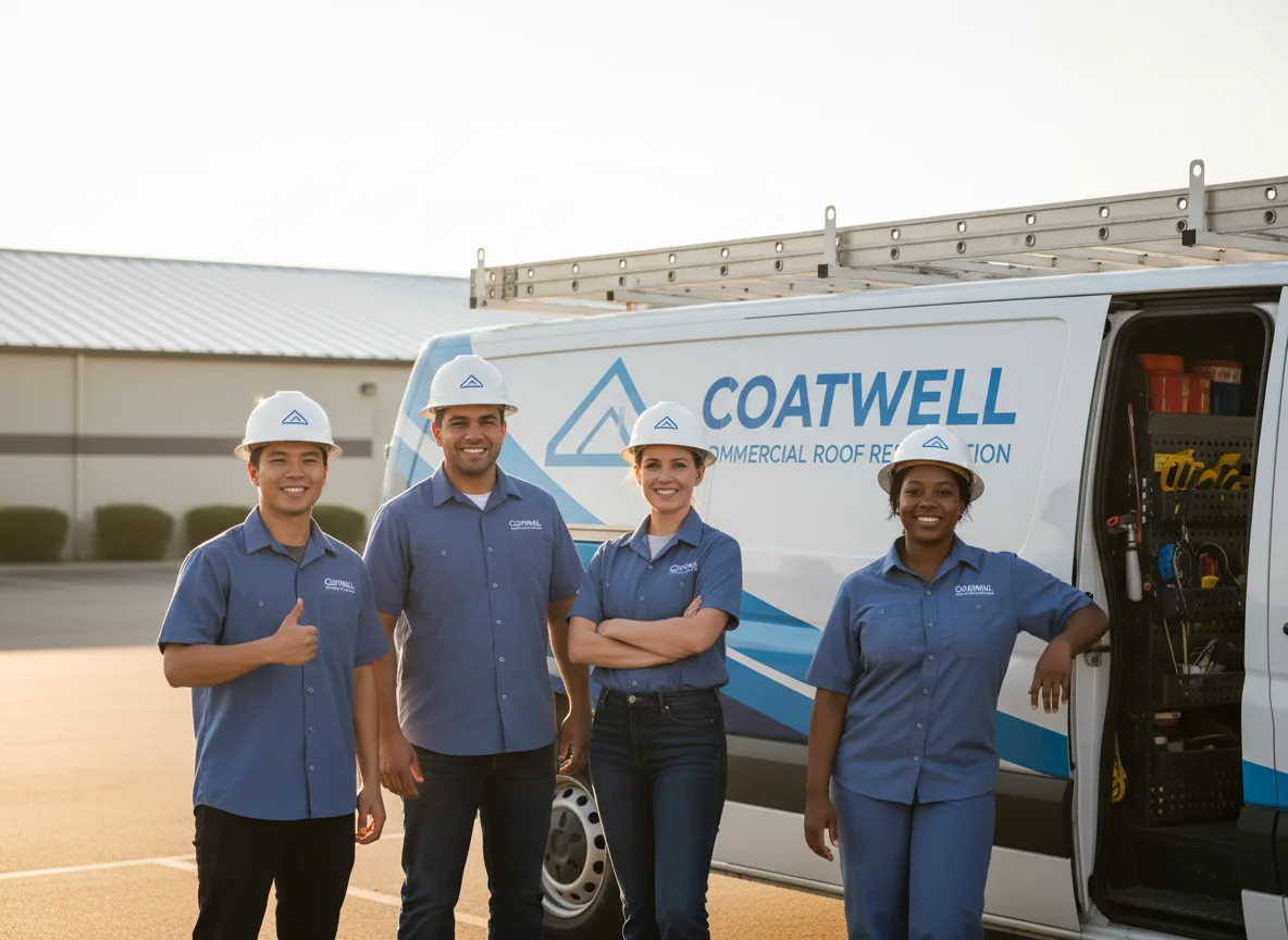 Commercial roof coating company in Wister, OK